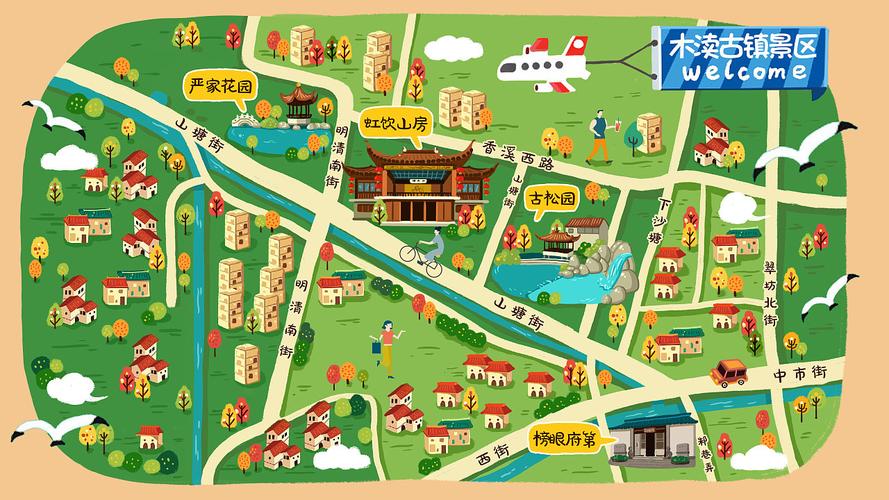 陕西手绘地图与智慧导览