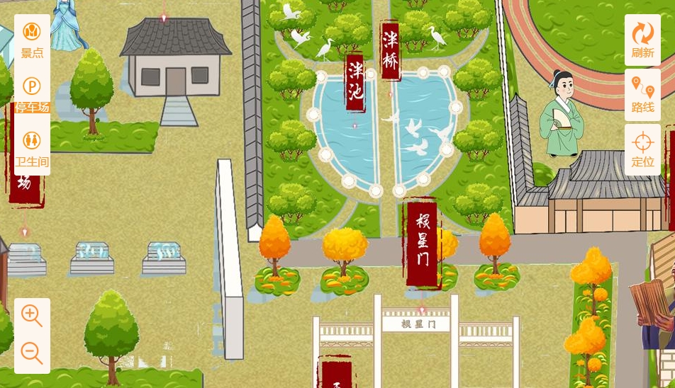 陕西手绘地图景区语音讲解导览系统：智慧景区建设的基石