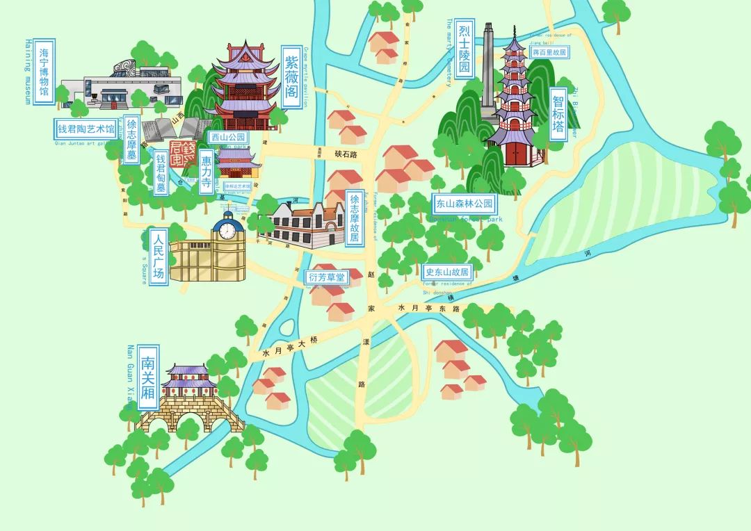 陕西智能语音手绘导览地图系统
